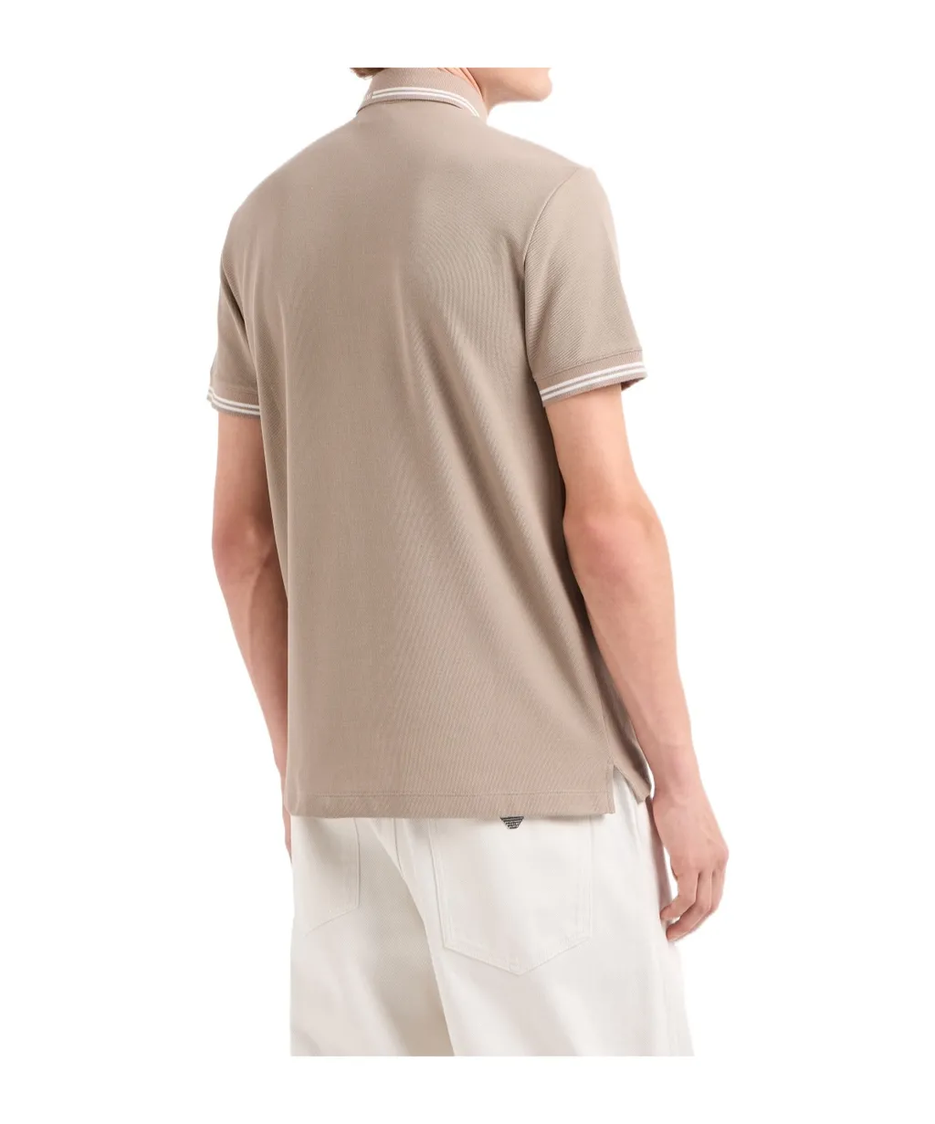 Placed-Logo Jersey Polo Shirt
