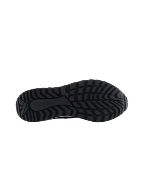 Logo-Plaque Leather Sneakers