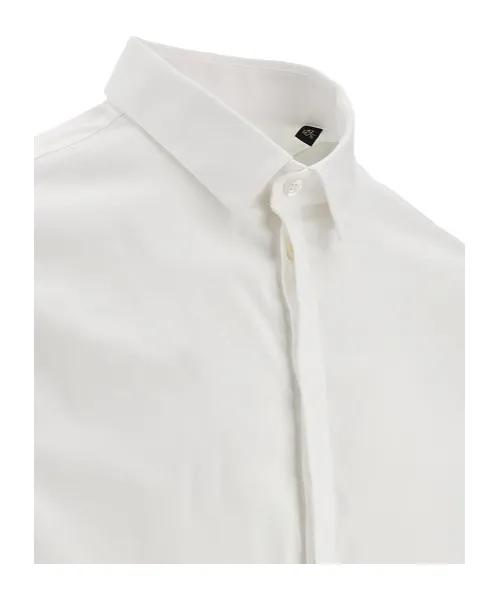 Long Sleeved Button Concealed Shirt