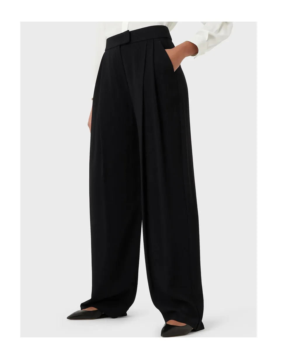 Darted High-Waist Trousers