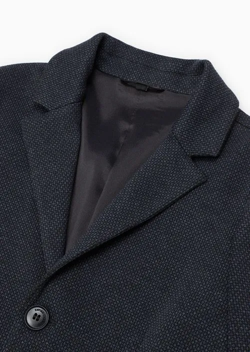Logo Plaque Single-Breasted Blazer