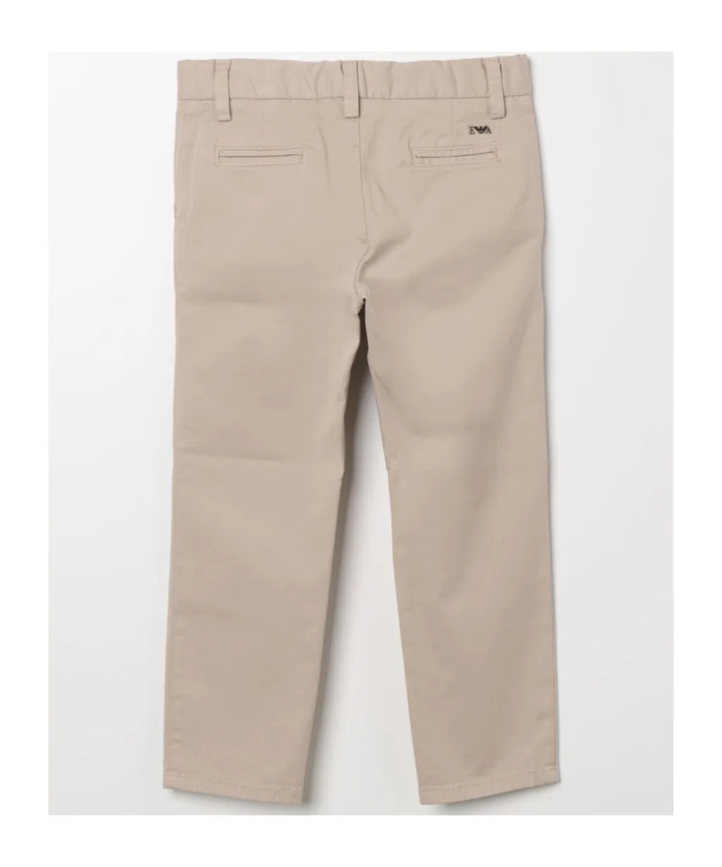 Straight Hem Chino Trousers