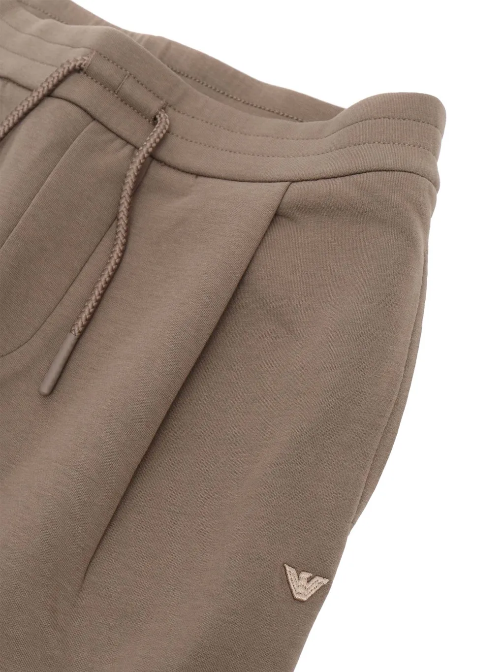 Drawstring Pleated Track Pants