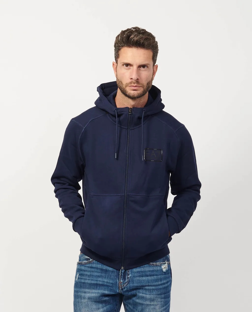 Long-Sleeved Zipper Sweatshirt