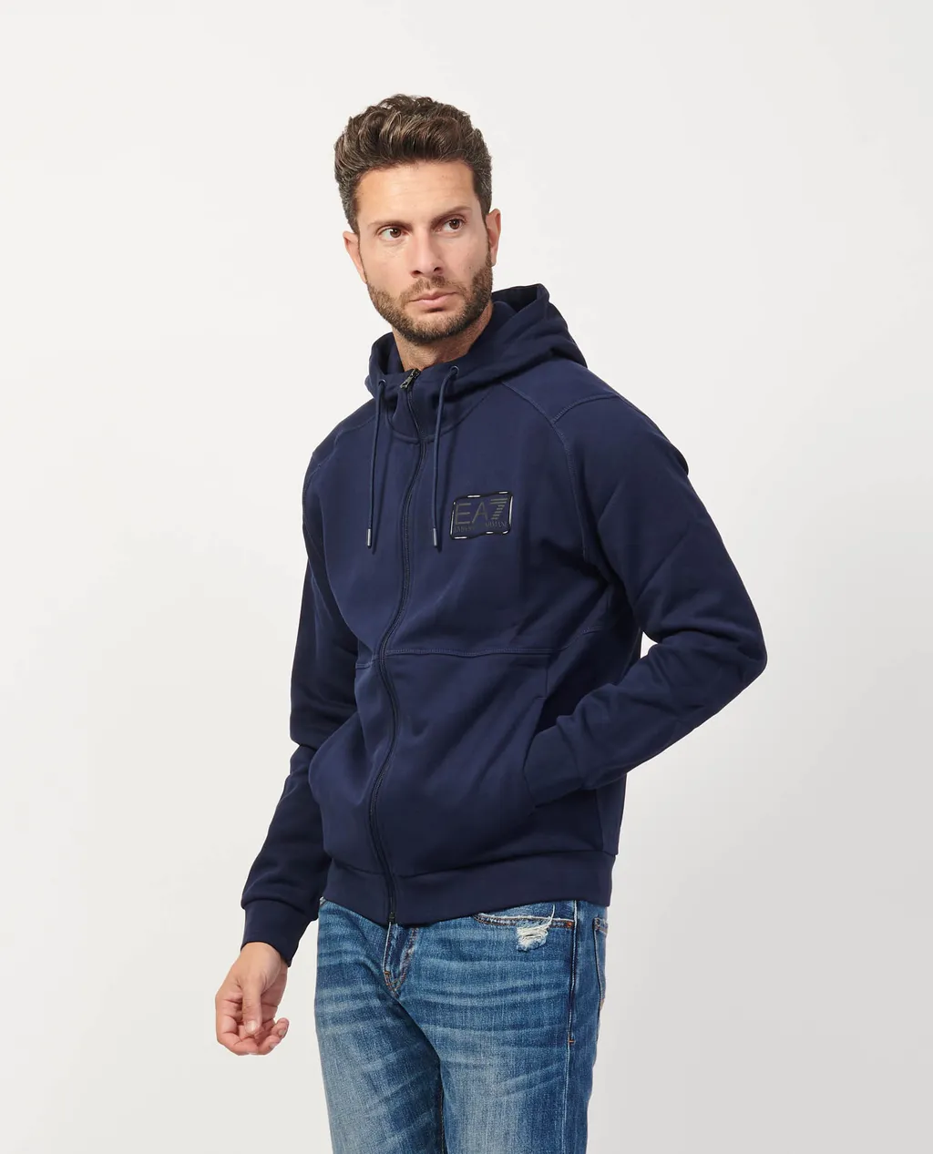 Long-Sleeved Zipper Sweatshirt