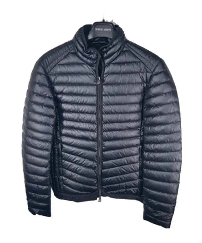 Quilted Vertical Collar Down Jacket