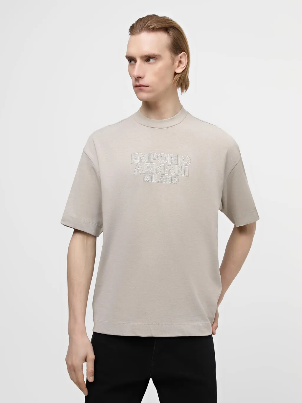 Logo Embroidered Crewneck T-Shirt