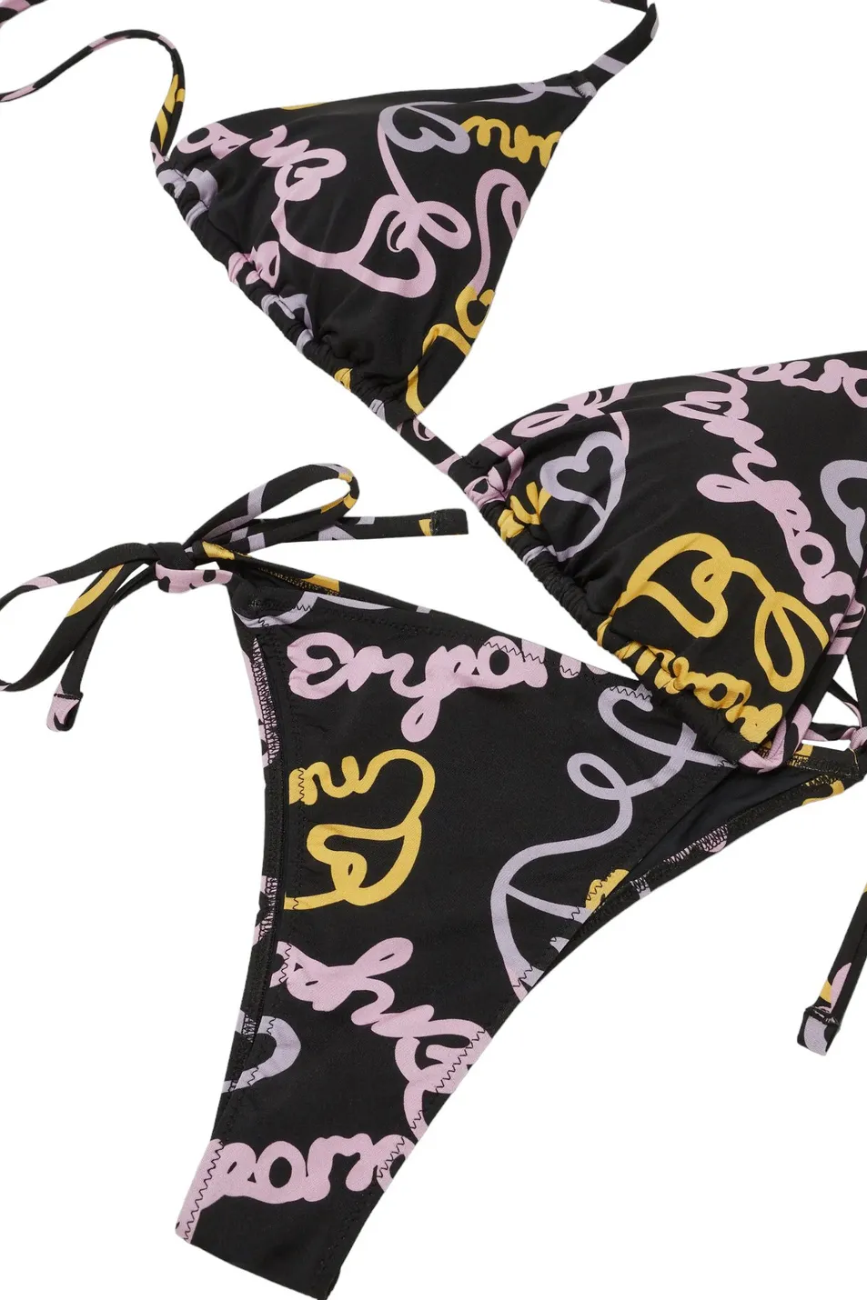 Logo-Print Bikini