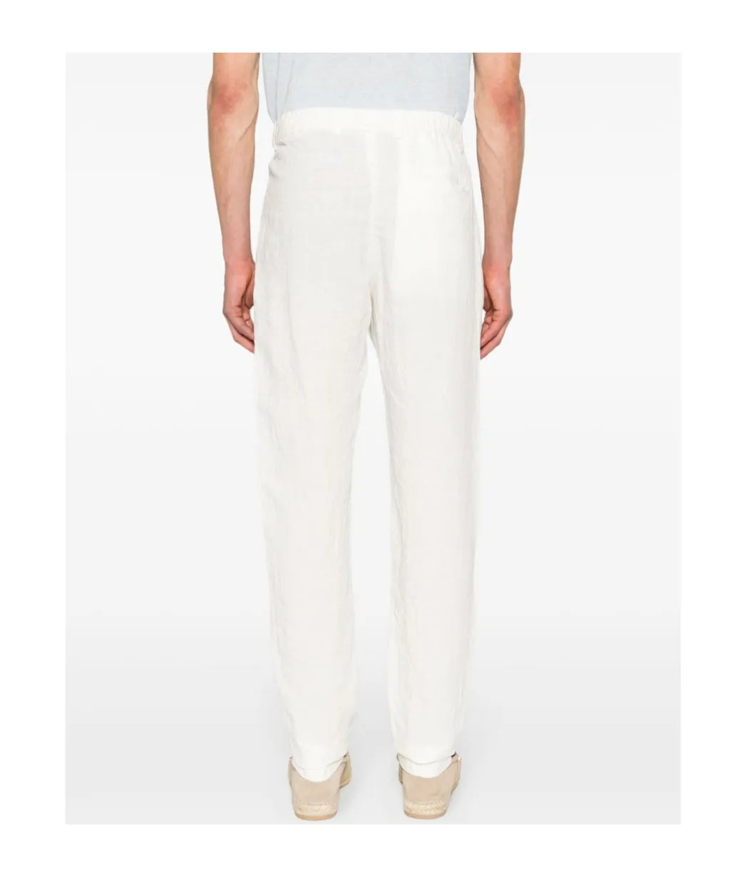 Linen Tapered Trousers