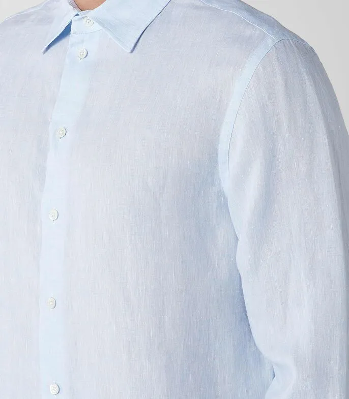Guru Collar Chambray Shirt