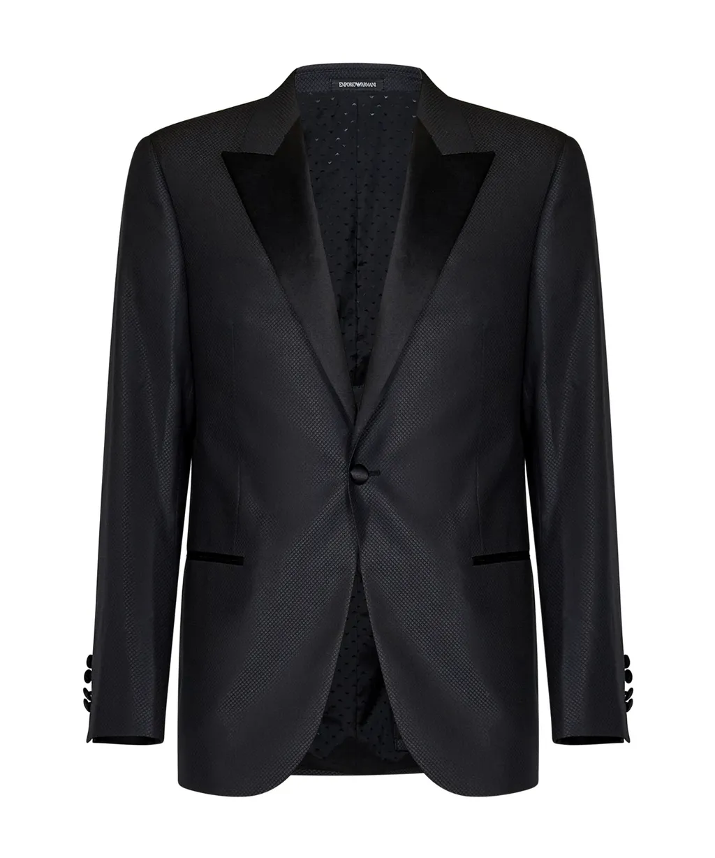 Single-Breasted Pressed Crease Tailored Suit