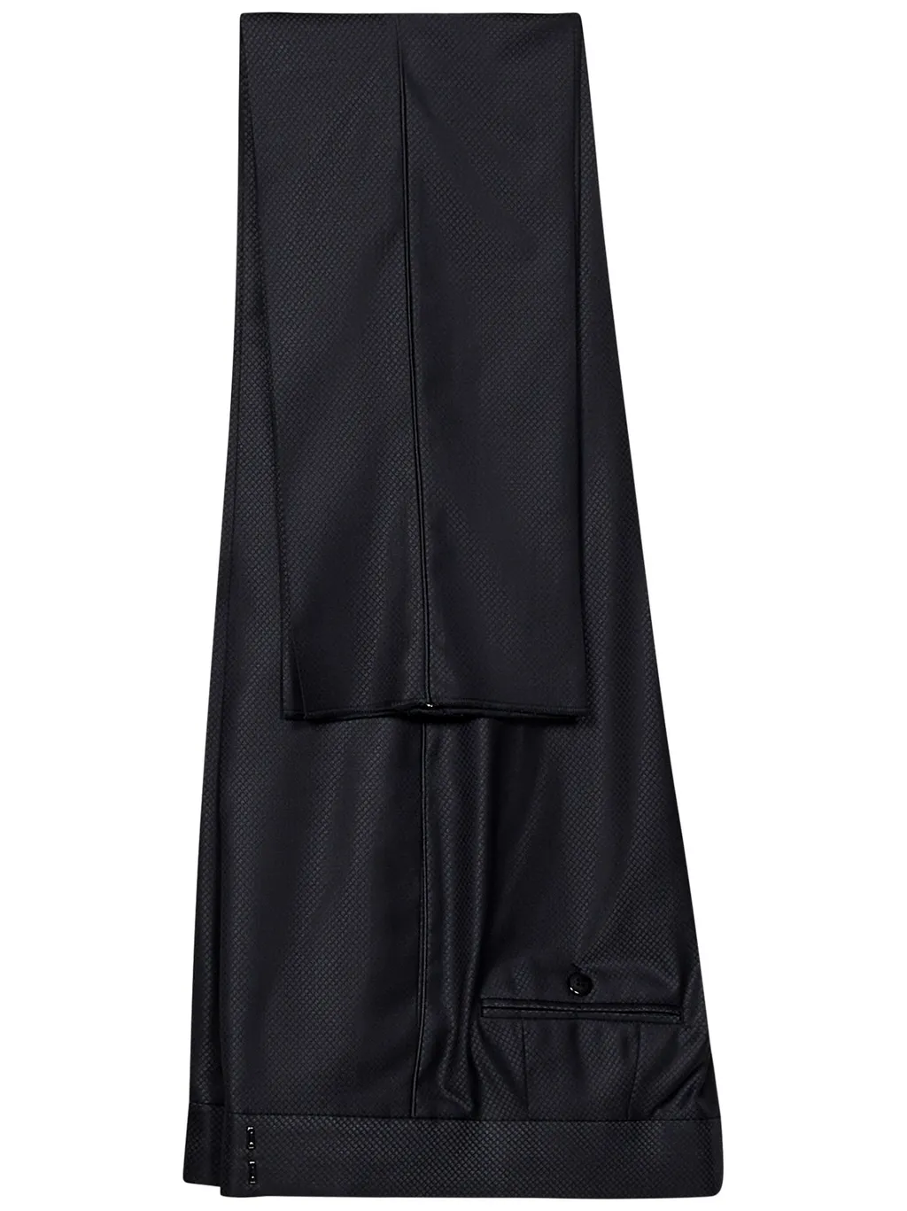 Single-Breasted Pressed Crease Tailored Suit