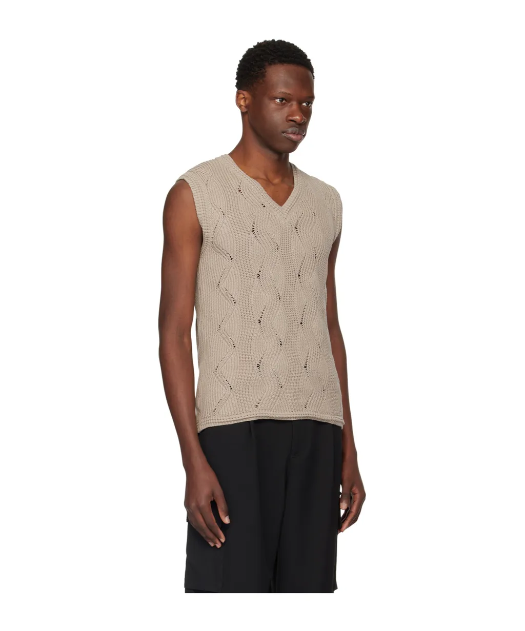 Twisted Knitted Vest