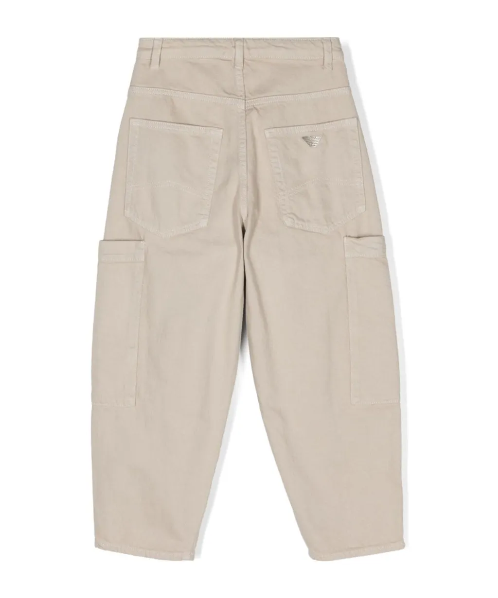 Logo Plaque Tapered Trousers