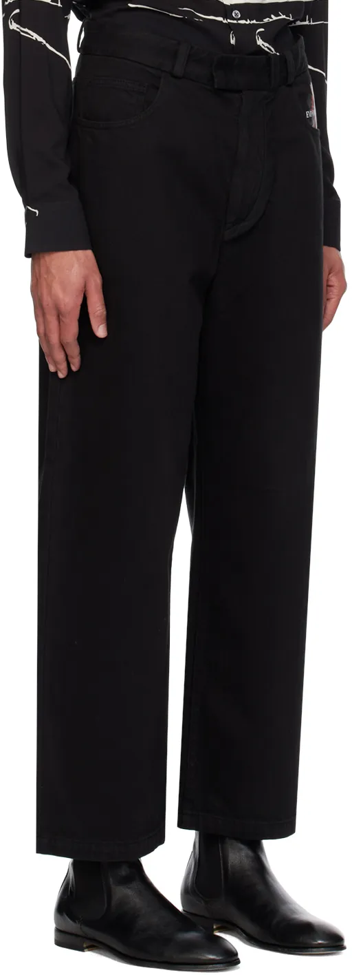 Logo Denim Trousers