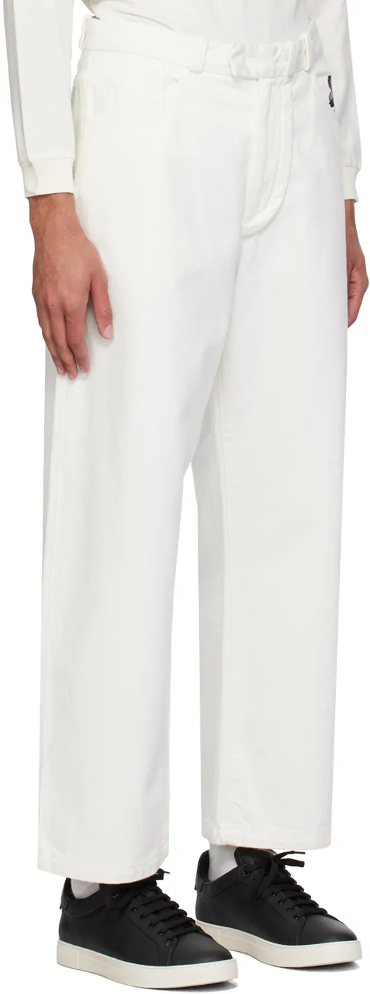 Logo Denim Trousers