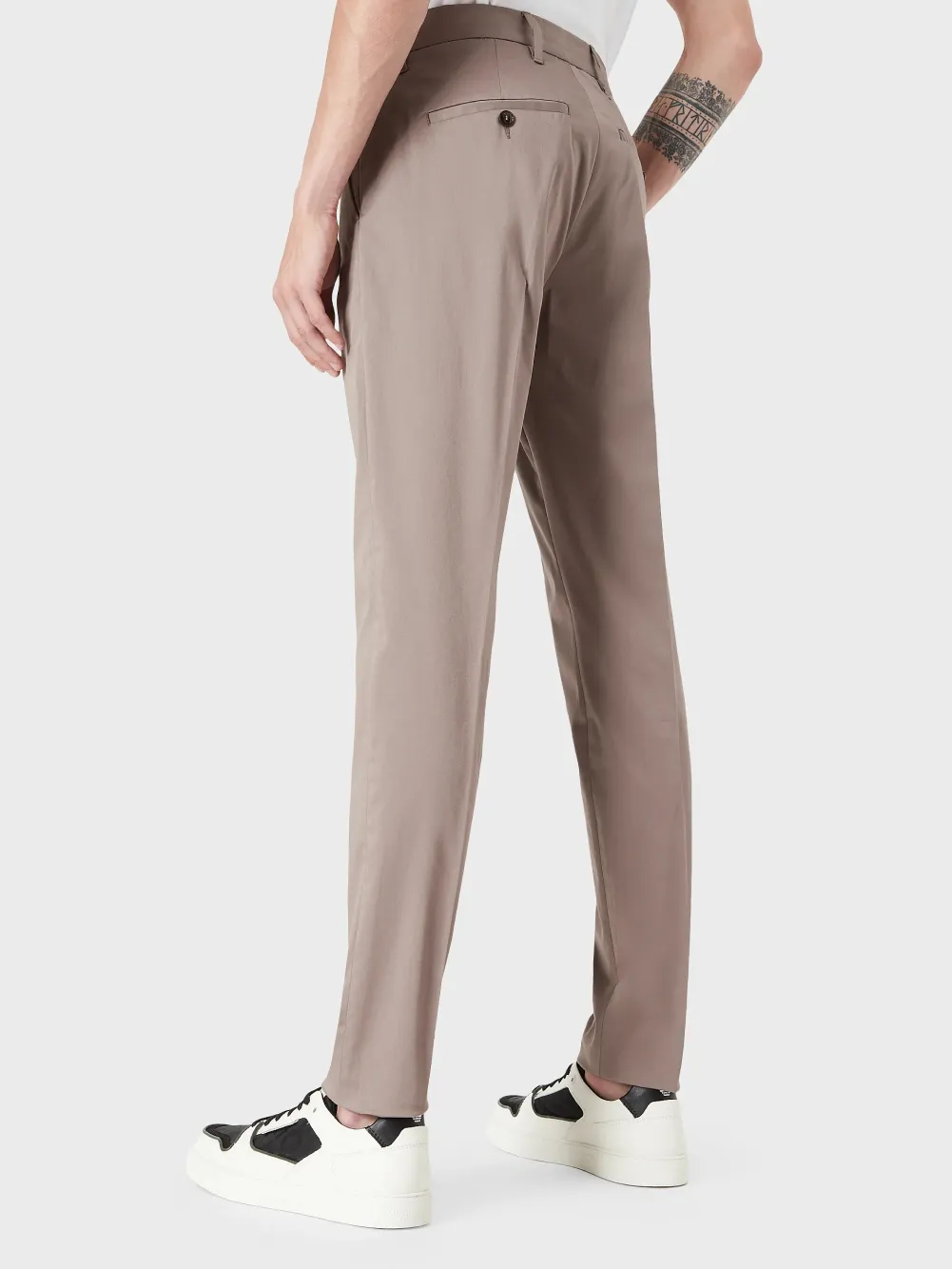 Mid-Rise Tailored Trousers