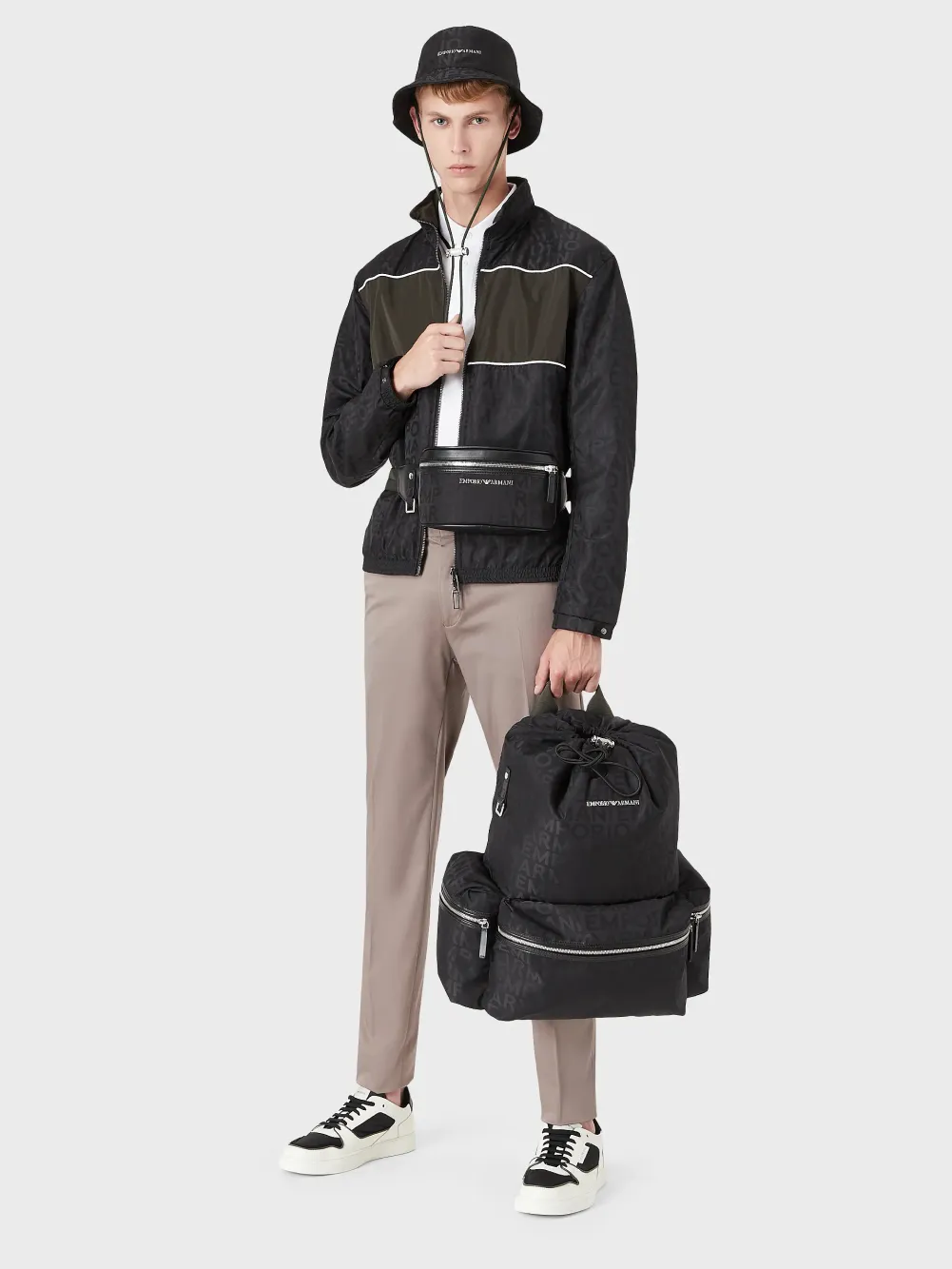 Mid-Rise Tailored Trousers