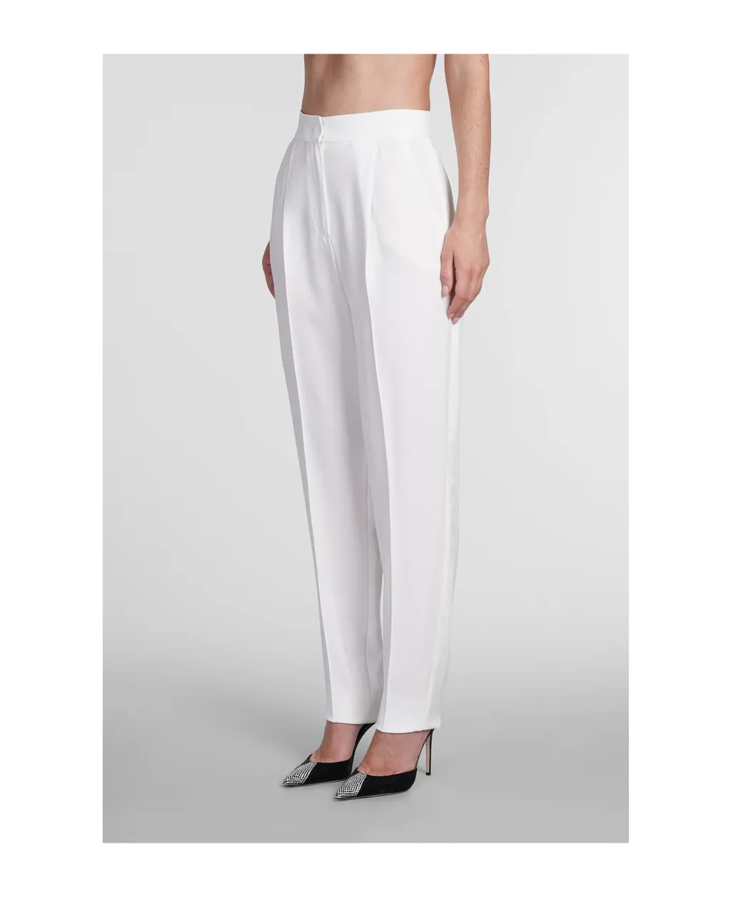 Darted High-Waist Trousers