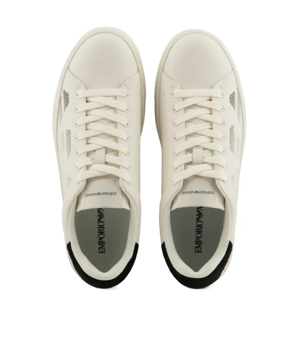 Logo-Perforated Lace-Up Trainers