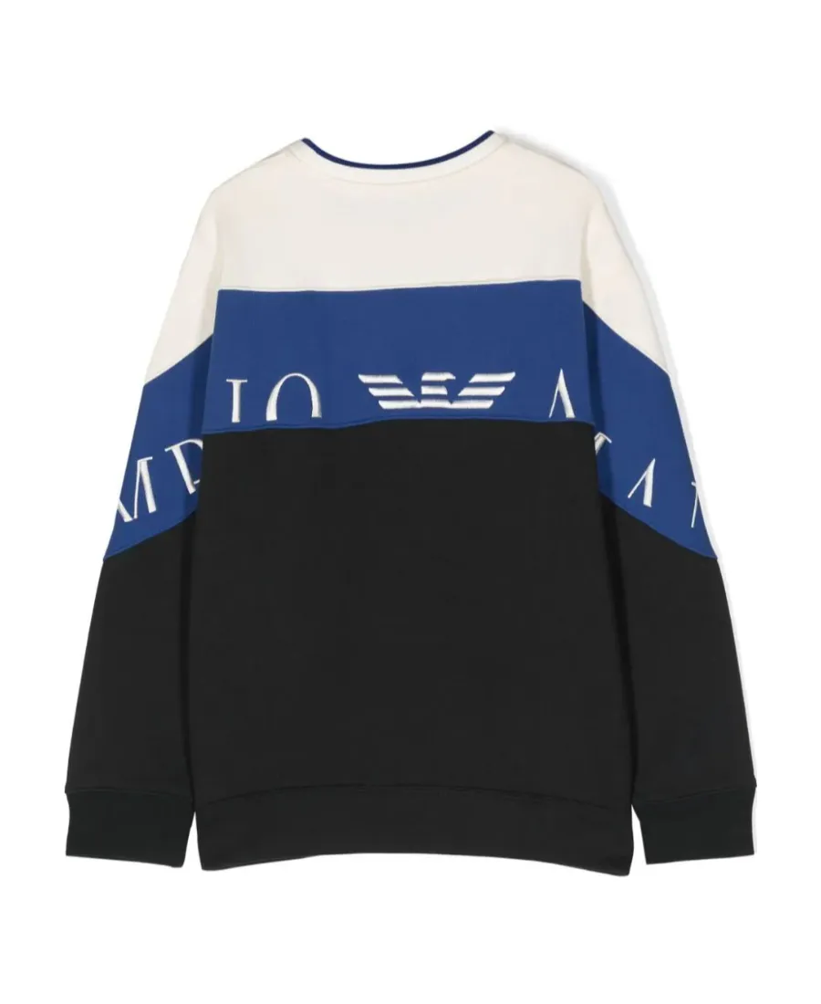 Logo-Embroidered Colour-Block Sweatshirt