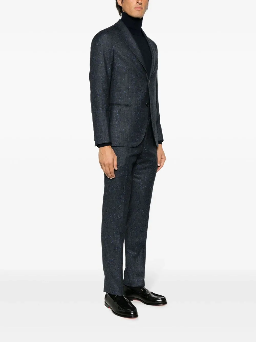 Speckled Single-Breasted Suit
