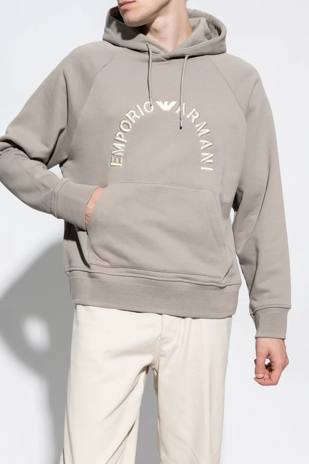 Logo-Embroidered Cotton Hoodie