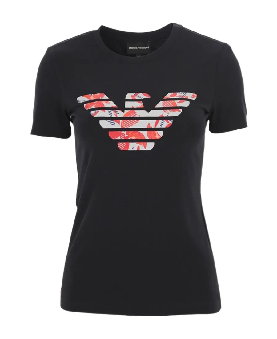 Round Collar Logo T-Shirt