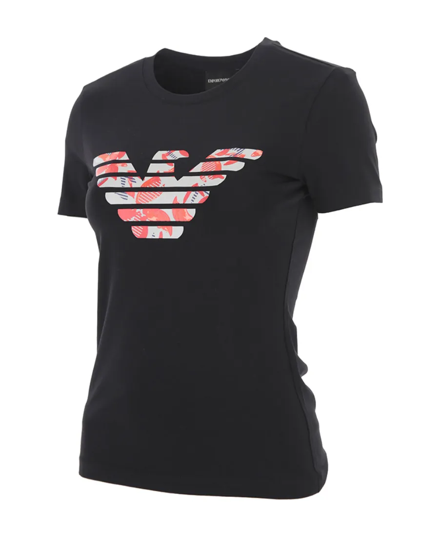 Round Collar Logo T-Shirt