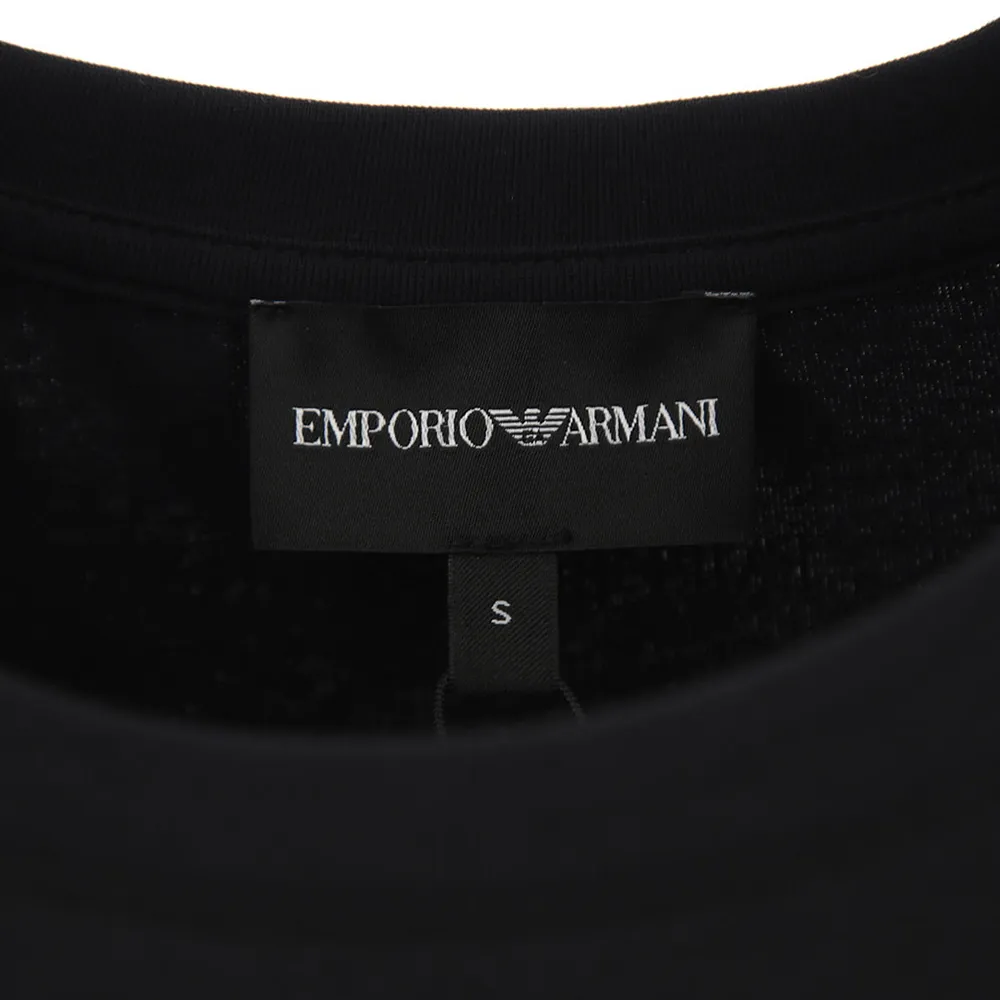 Round Collar Logo T-Shirt