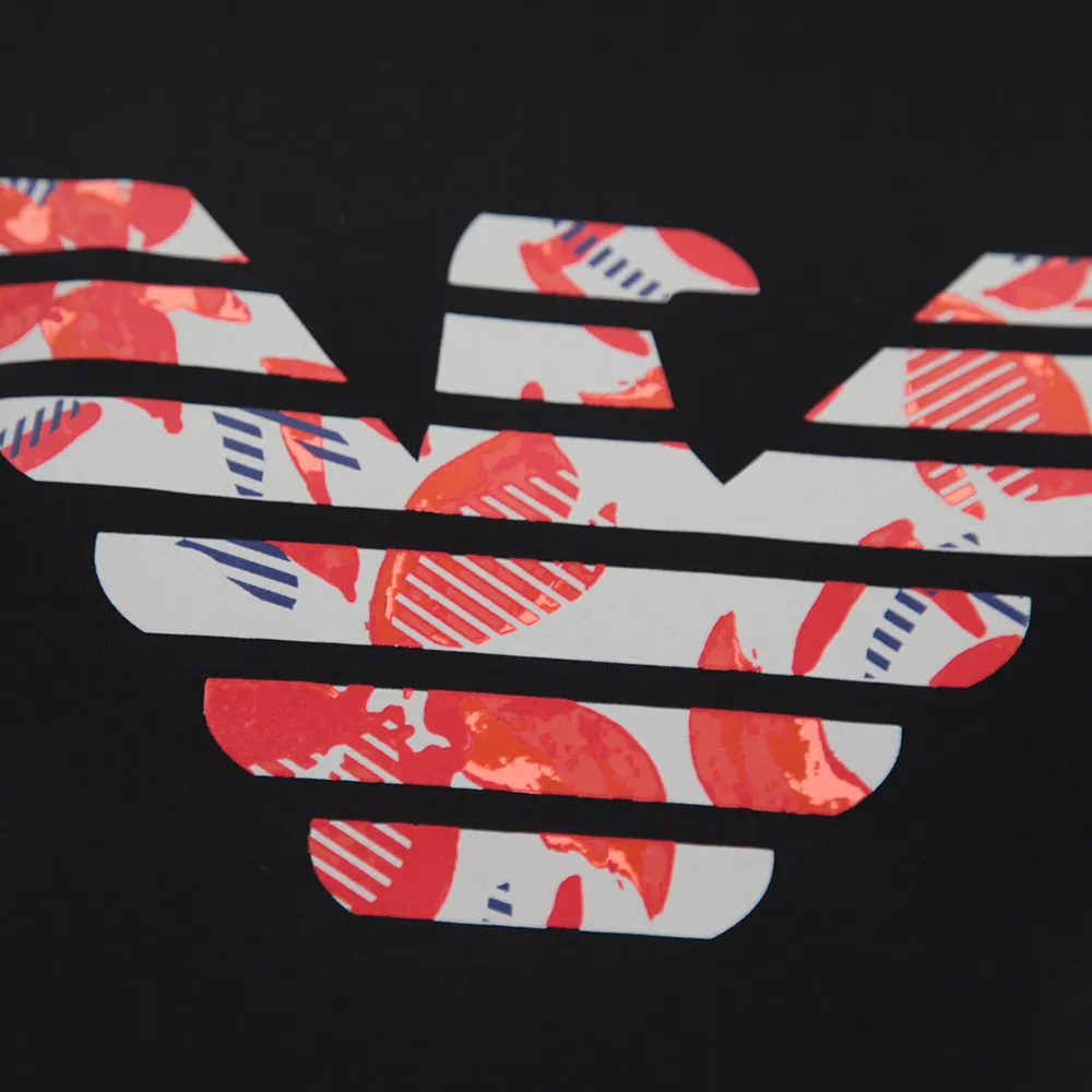 Round Collar Logo T-Shirt