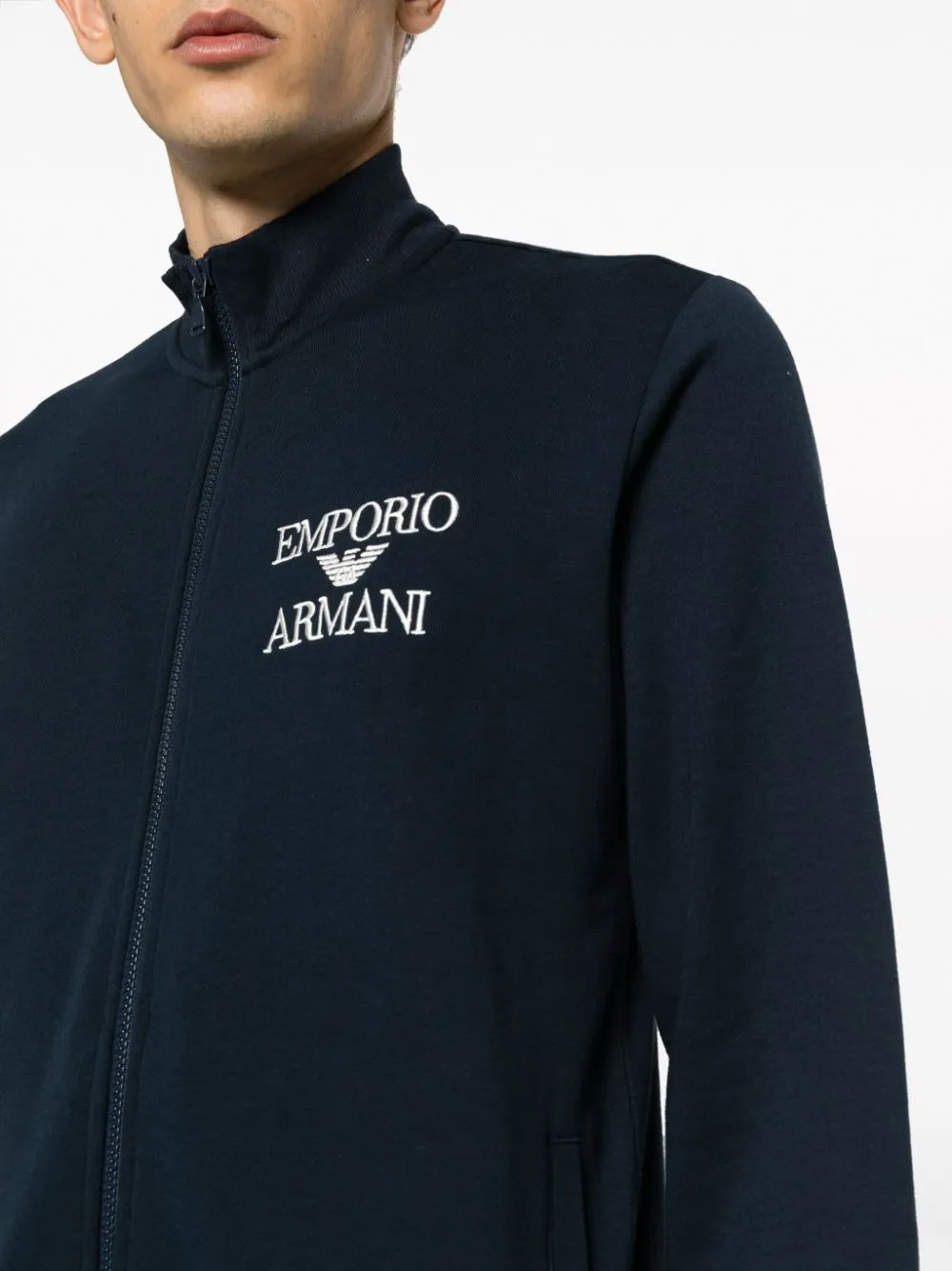 Logo-Embroidered Cotton-Blend Pajama