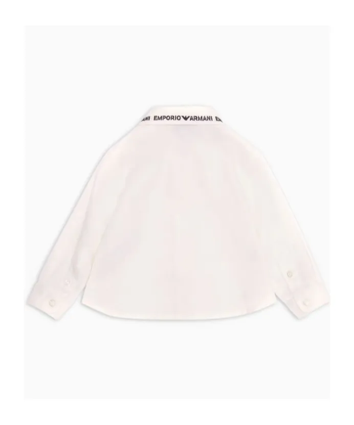 Logo-Embroidered Cotton Shirt