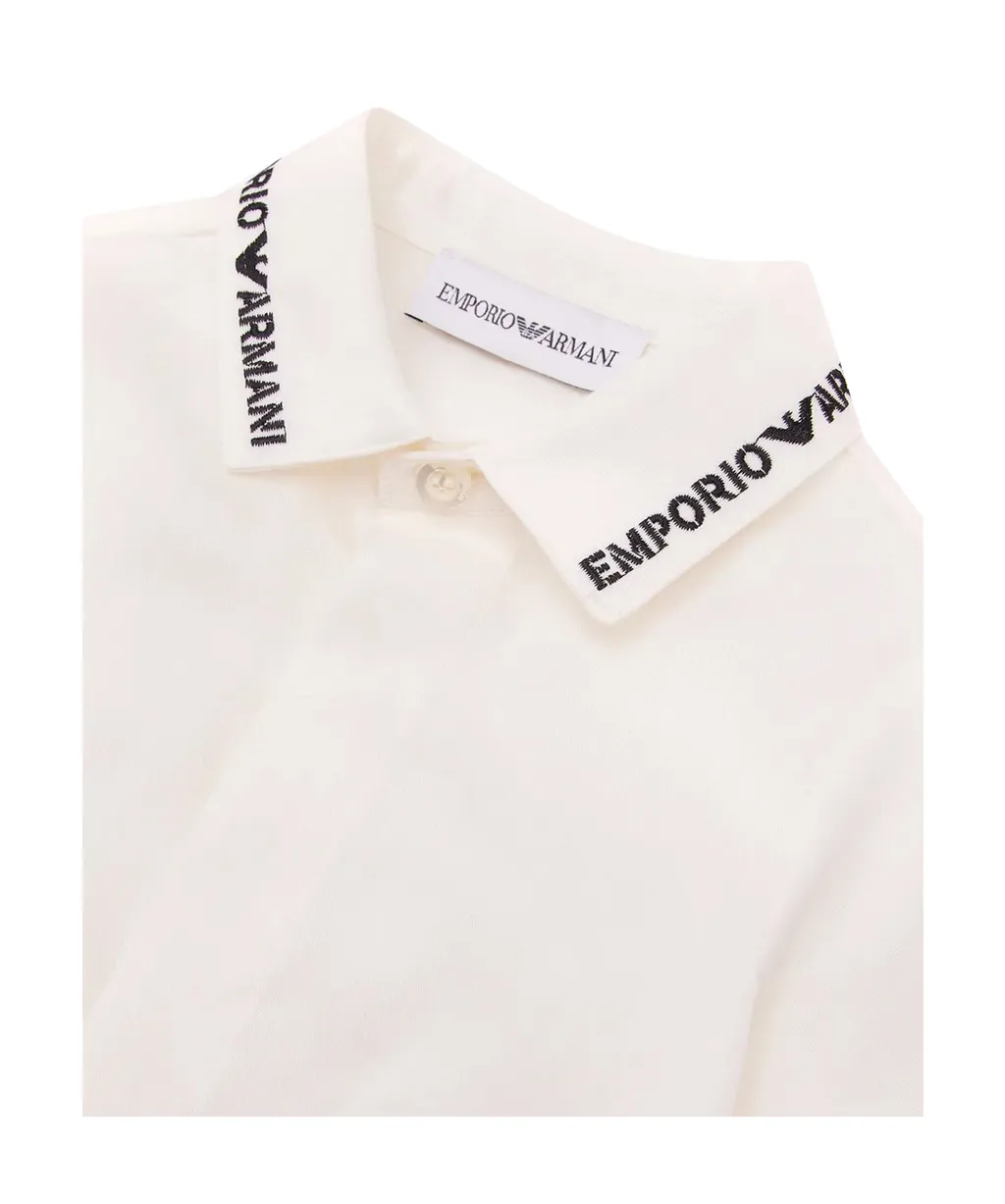 Logo-Embroidered Cotton Shirt