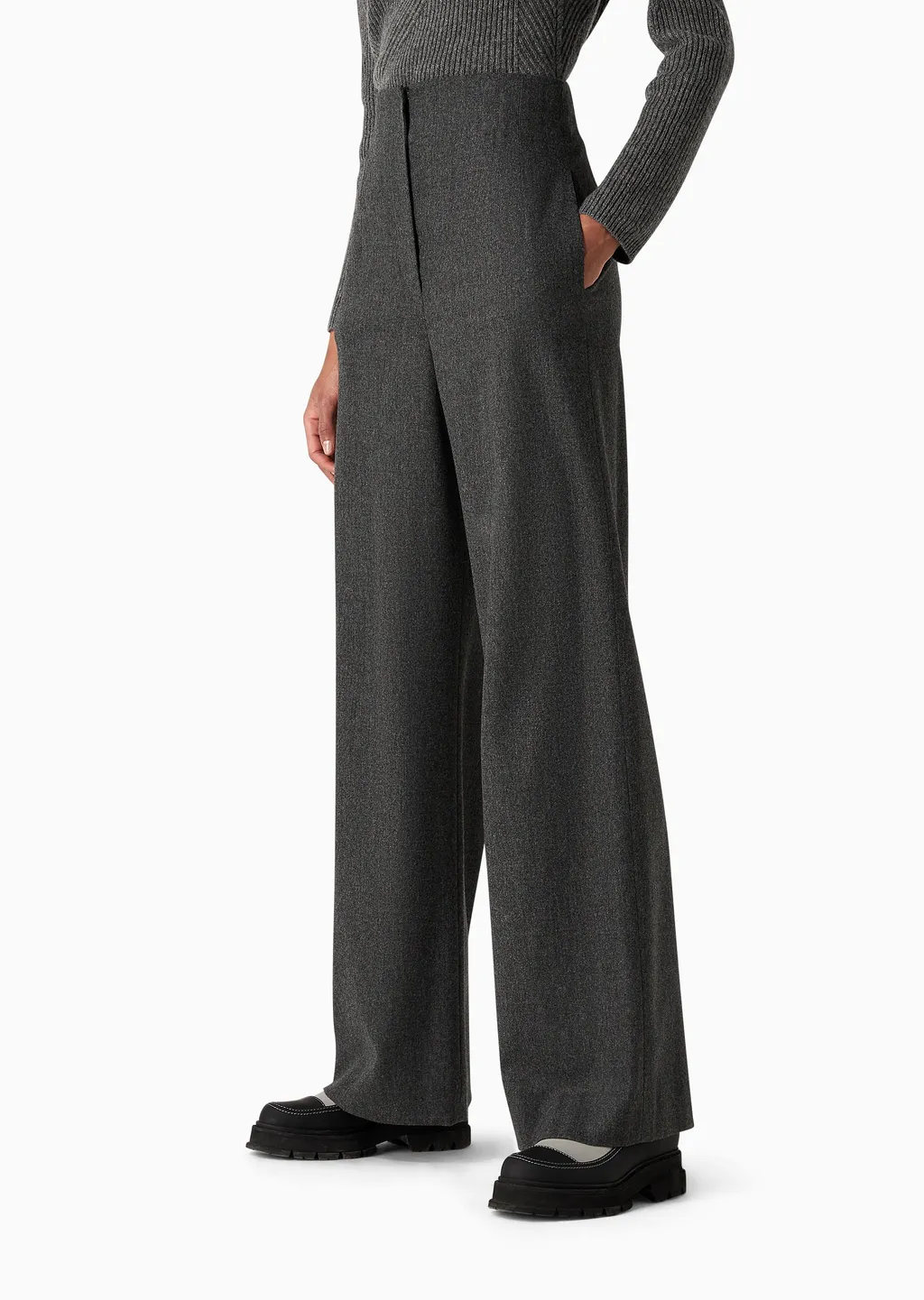 High-Waist Casual Pants