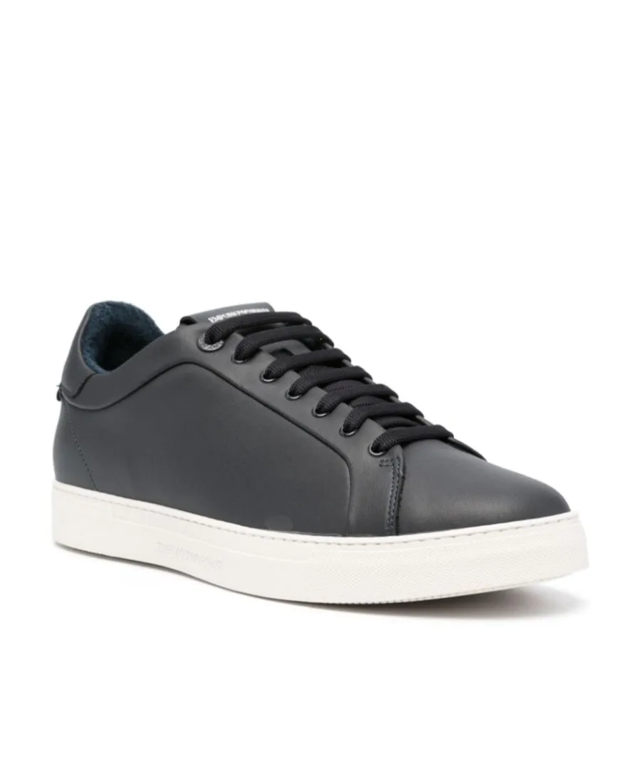 Lace-Up Leather Sneakers