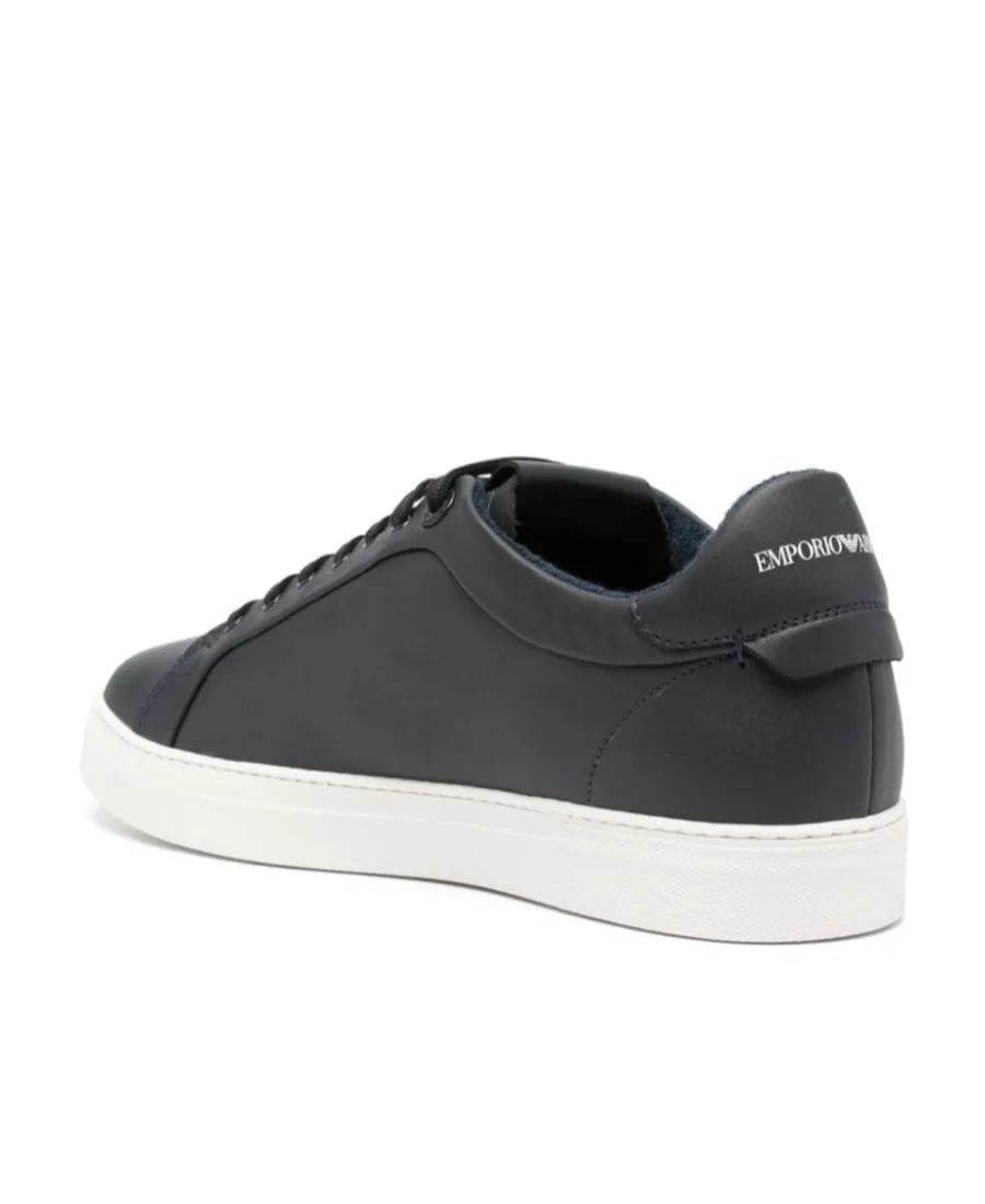 Lace-Up Leather Sneakers