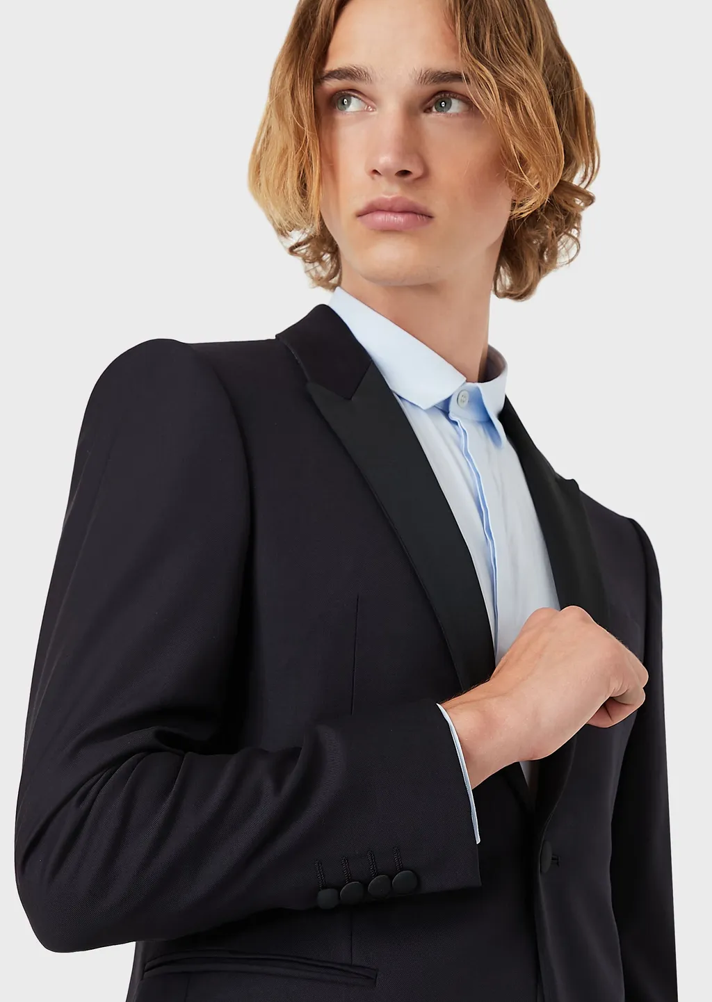 Single-Breasted Wool Blazer