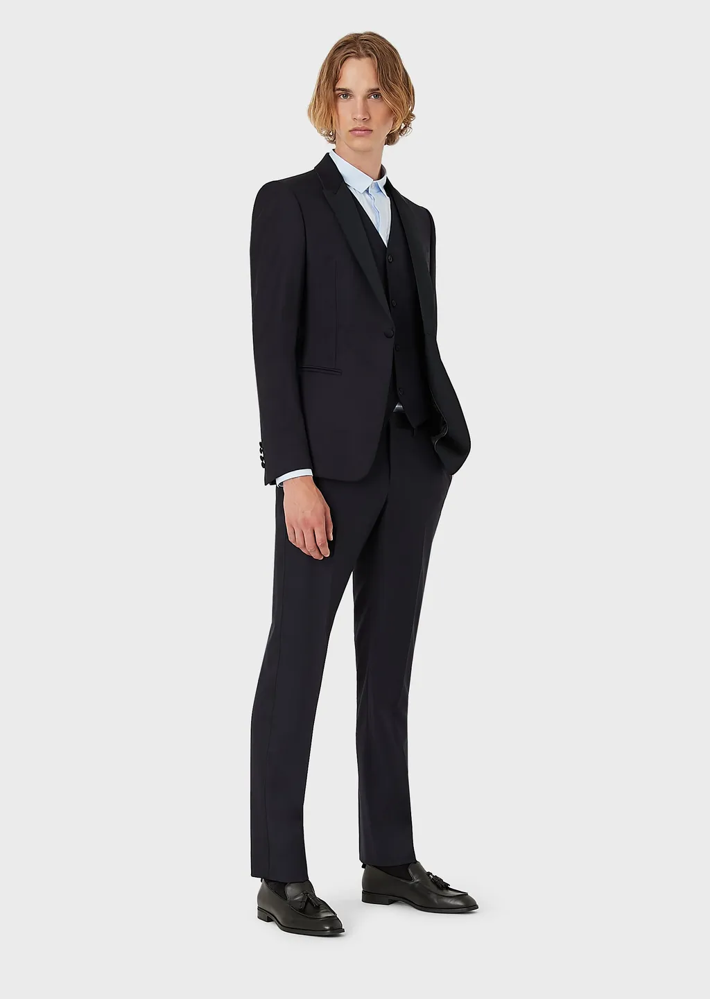 Single-Breasted Wool Blazer