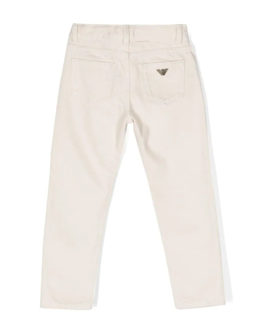 Cotton Slim-Cut Trousers