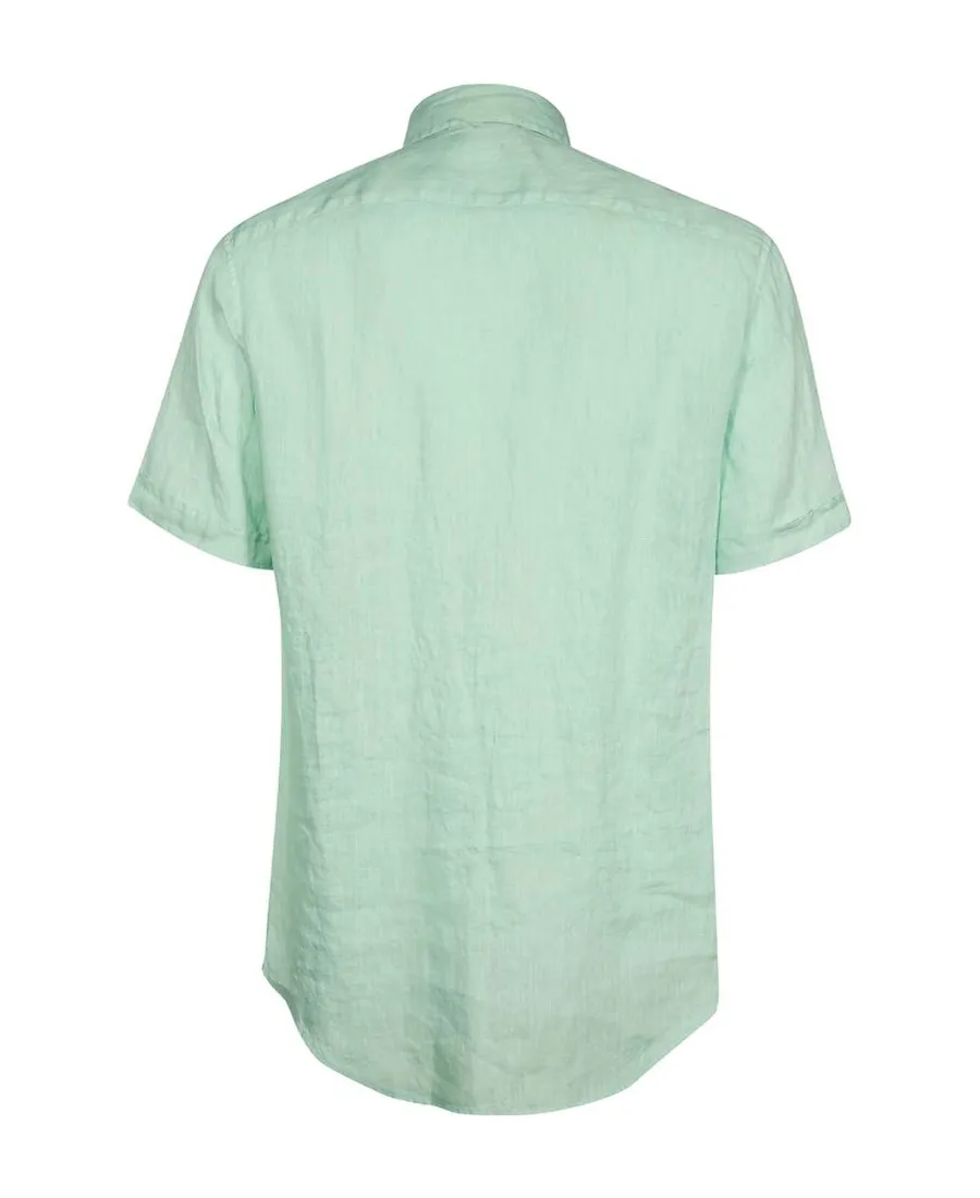 Short-Sleeve Linen Shirt