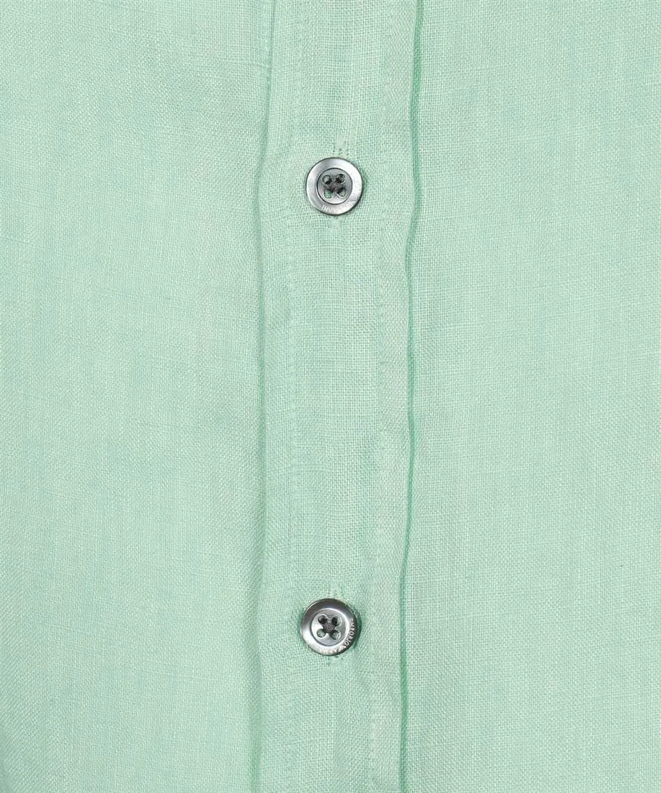 Short-Sleeve Linen Shirt