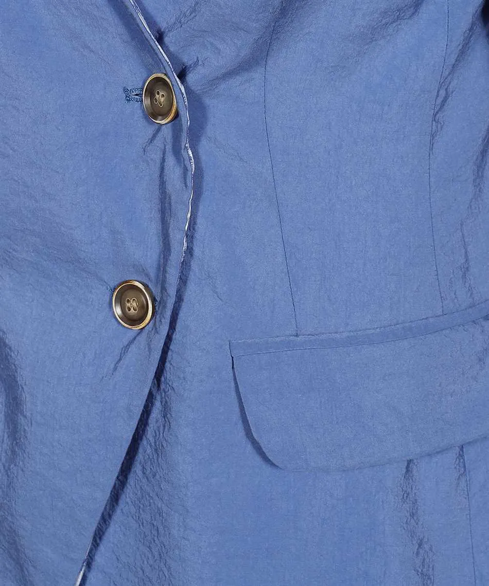 Double-Breasted Silk Jacket