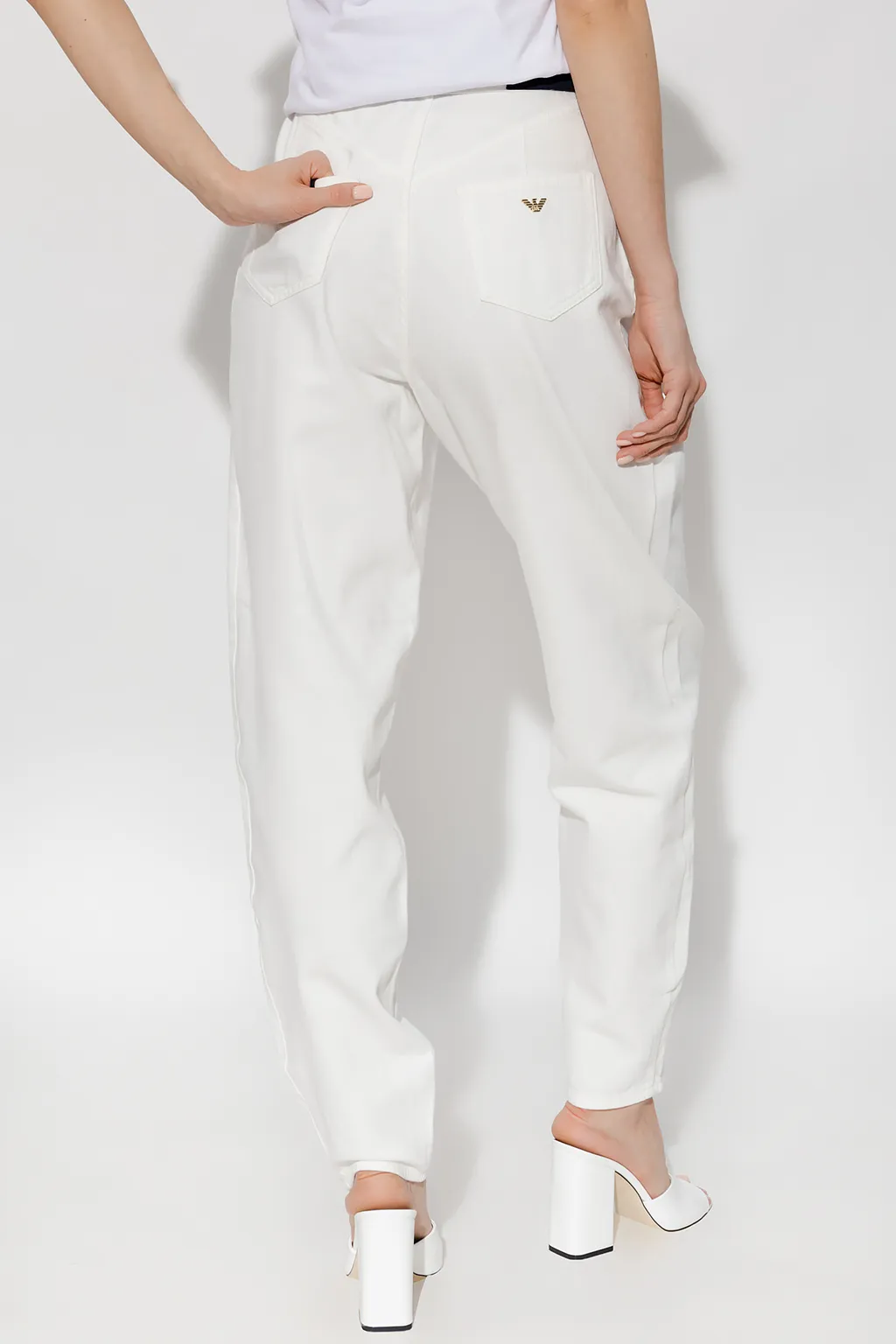 High-Rise Straight Jeans