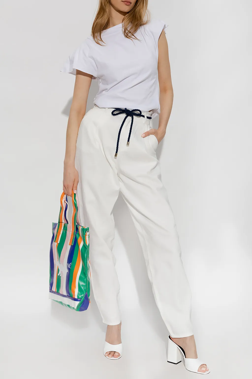High-Rise Straight Jeans