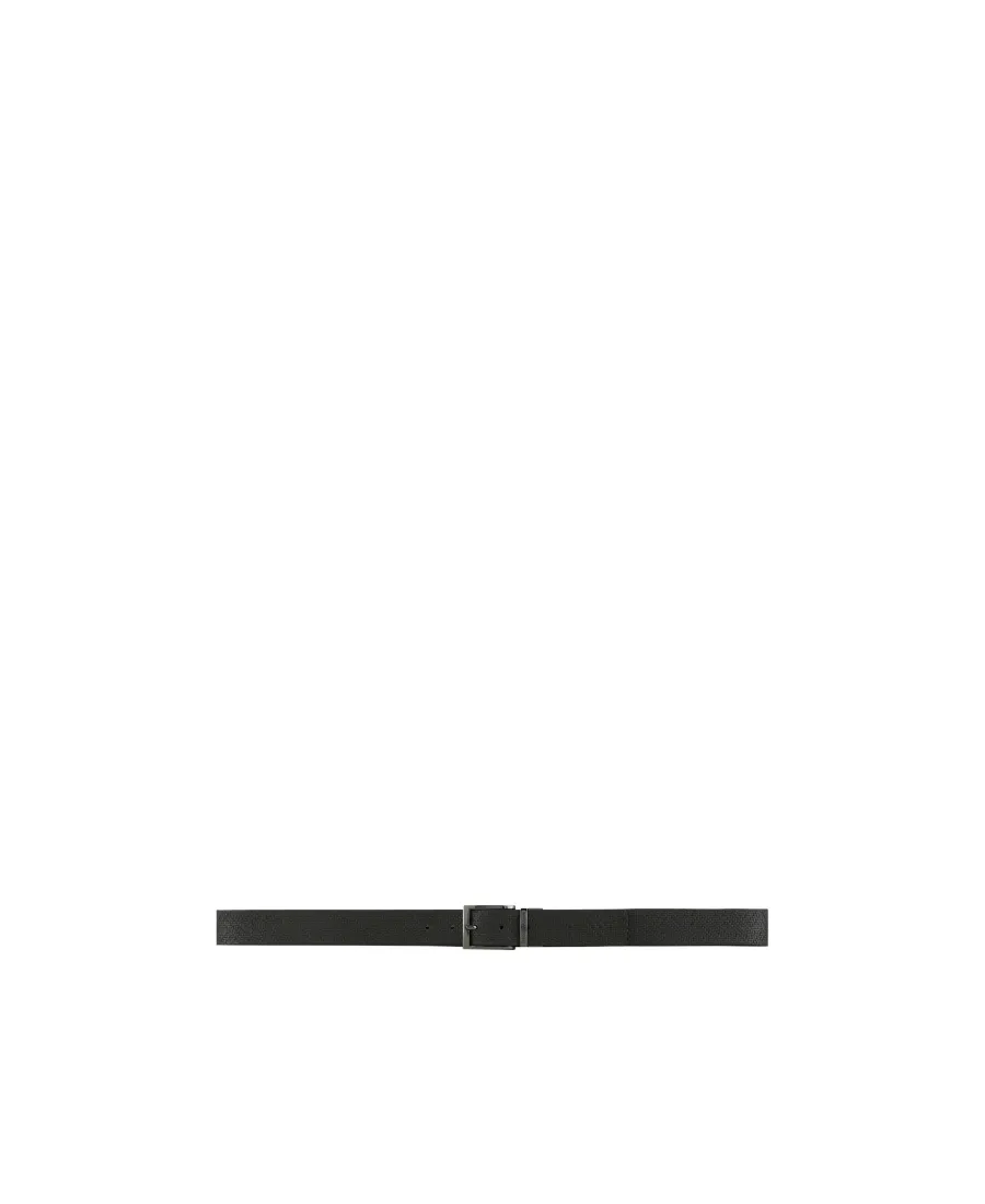 Textured Leather Belt