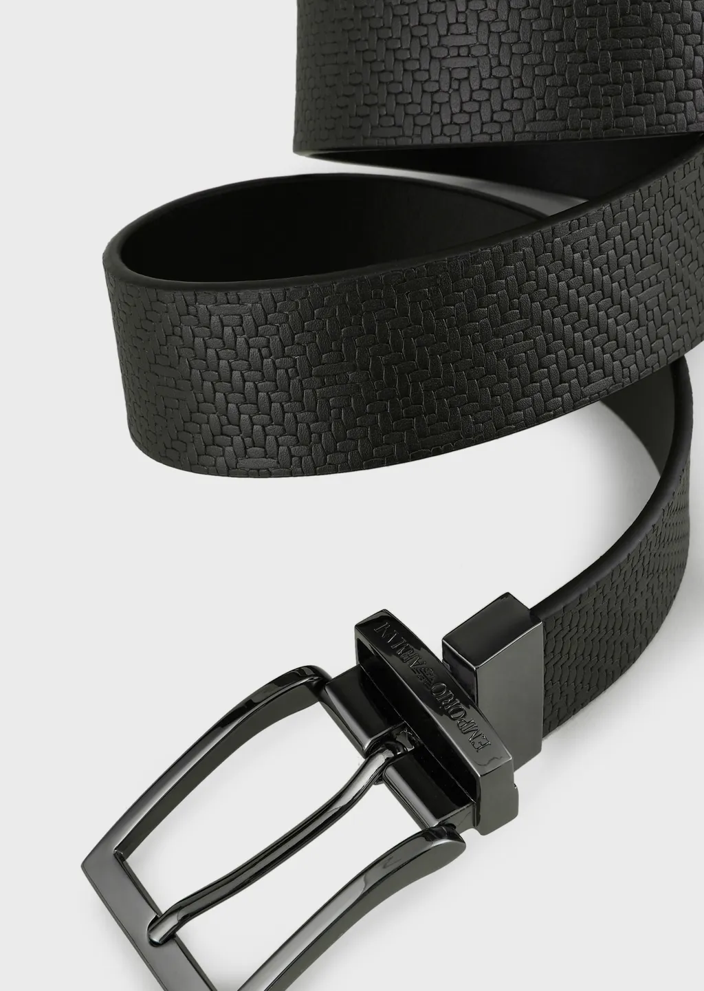 Textured Leather Belt