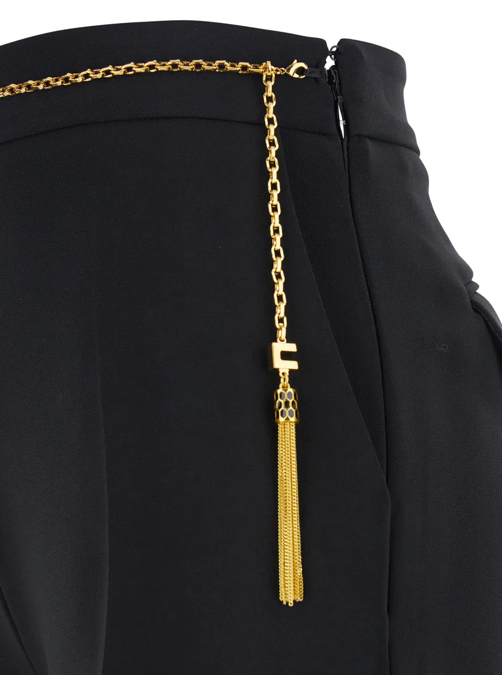 Chain Detailed Slim Fit Shorts