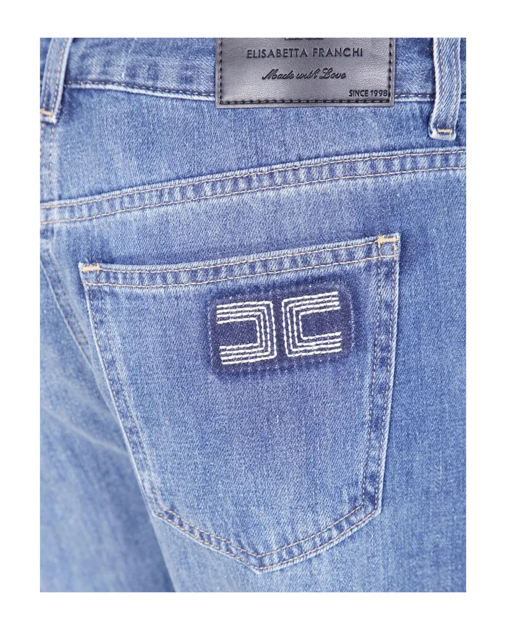 Logo-Plaque Jeans