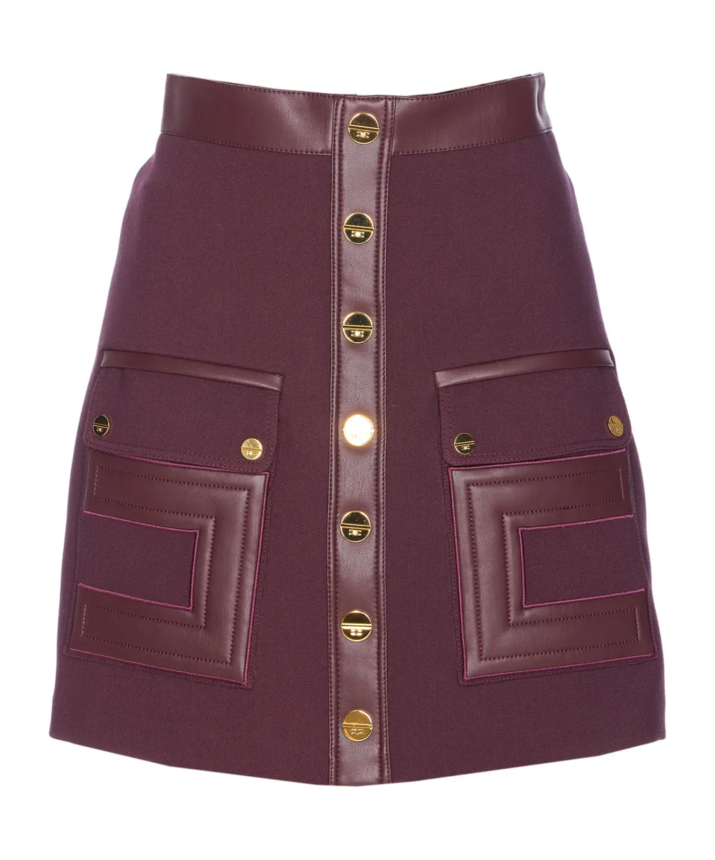 Double-Layer Mini Skirt